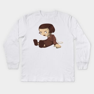 Angry Doll Kids Long Sleeve T-Shirt